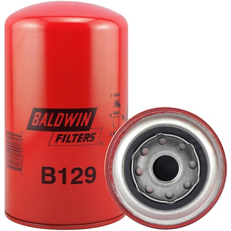 Baldwin Filters Oil Filter, Spin-On, Full-Flow B129